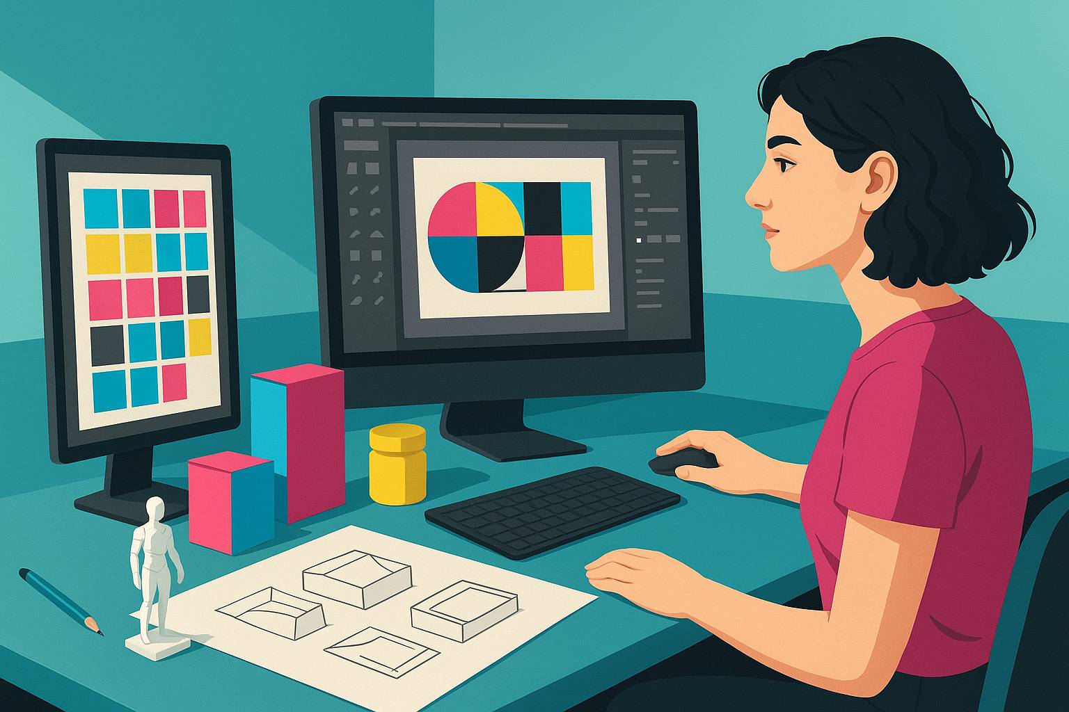 Carreras relacionadas con el diseño gráfico y sus salidas laborales