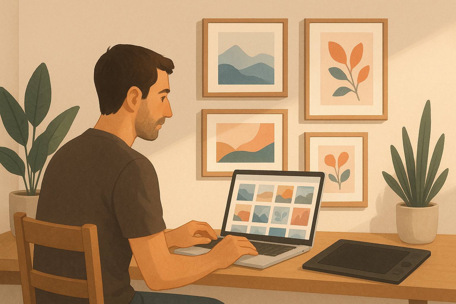 Cómo crear un portafolio de arte digital desde cero