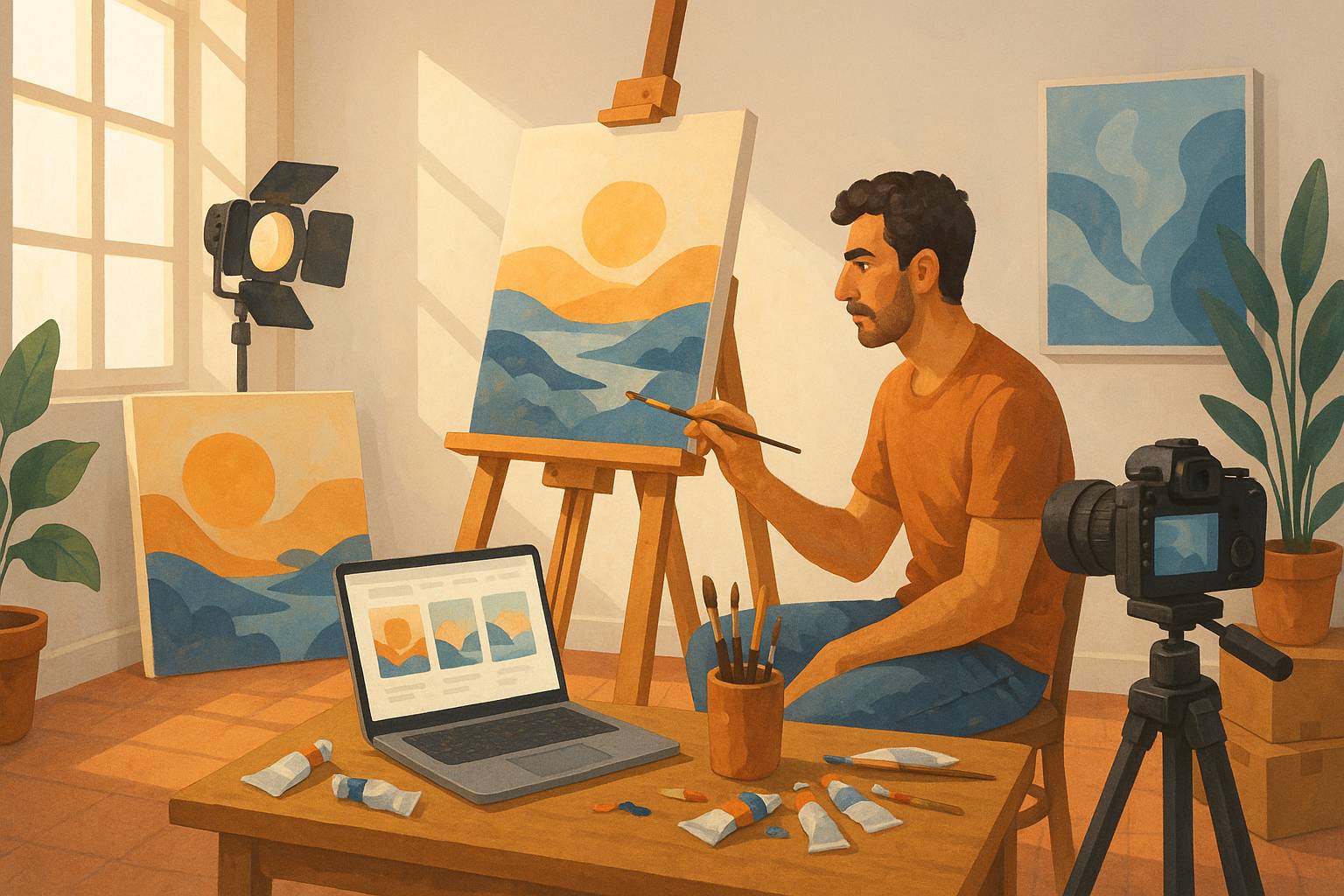 Cómo empezar a vender tus cuadros en internet