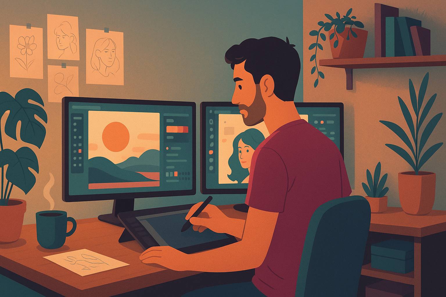 Cómo vivir del arte digital sin ser famoso